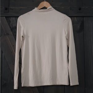 Oak + Fort Cream basic mockneck.